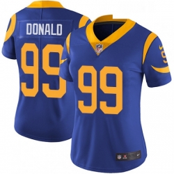 Womens Nike Los Angeles Rams 99 Aaron Donald Royal Blue Alternate Vapor Untouchable Limited Player NFL Jersey