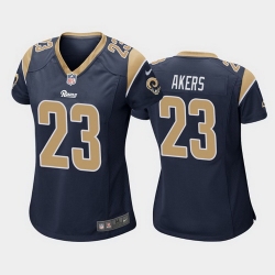 women cam akers los angeles rams navy game jersey 