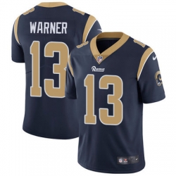 Nike Rams #13 Kurt Warner Navy Blue Team Color Youth Stitched NFL Vapor Untouchable Limited Jersey