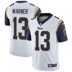 Nike Rams #13 Kurt Warner White Youth Stitched NFL Vapor Untouchable Limited Jersey