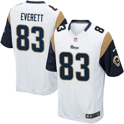Nike Rams #83 Gerald Everett White Youth Stitched NFL Elite Jersey
