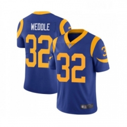Youth Los Angeles Rams 32 Eric Weddle Royal Blue Alternate Vapor Untouchable Limited Player Football Jersey