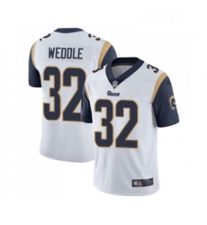 Youth Los Angeles Rams 32 Eric Weddle White Vapor Untouchable Limited Player Football Jersey
