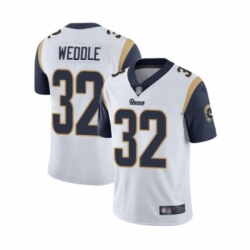 Youth Los Angeles Rams 32 Eric Weddle White Vapor Untouchable Limited Player Football Jersey