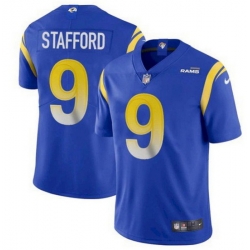 Youth Los Angeles Rams 9 Matthew Stafford Royal Vapor Untouchable Limited Stitched Jersey 