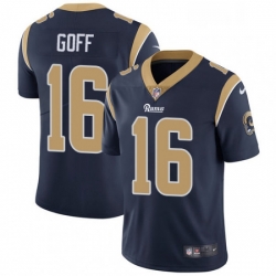 Youth Nike Los Angeles Rams 16 Jared Goff Navy Blue Team Color Vapor Untouchable Limited Player NFL Jersey