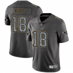 Youth Nike Los Angeles Rams 18 Cooper Kupp Gray Static Vapor Untouchable Limited NFL Jersey
