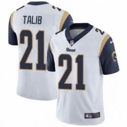 Youth Nike Los Angeles Rams 21 Aqib Talib White Vapor Untouchable Limited Player NFL Jersey