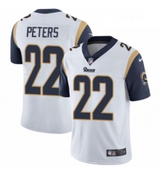 Youth Nike Los Angeles Rams 22 Marcus Peters White Vapor Untouchable Limited Player NFL Jersey