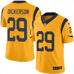 Youth Nike Los Angeles Rams 29 Eric Dickerson Limited Gold Rush Vapor Untouchable NFL Jersey