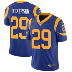 Youth Nike Los Angeles Rams 29 Eric Dickerson Royal Blue Alternate Vapor Untouchable Limited Player NFL Jersey