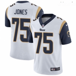 Youth Nike Los Angeles Rams #75 Deacon Jones White Vapor Untouchable Limited Player NFL Jersey