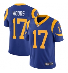 Youth Nike Rams #17 Robert Woods Royal Blue Alternate Stitched NFL Vapor Untouchable Limited Jersey