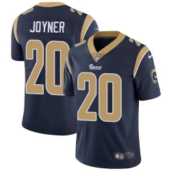 Youth Nike Rams #20 Lamarcus Joyner Navy Blue Team Color Stitched NFL Vapor Untouchable Limited Jersey