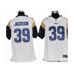 Youth Nike Youth St. Louis Rams #39 Steven Jackson white jerseys