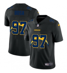 Los Angeles Chargers 97 Joey Bosa Men Nike Team Logo Dual Overlap Limited NFL Jersey Black