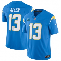 Men Los Angeles Chargers 13 Keenan Allen Light Blue 2023 F U S E  With 4 Star C Patch Vapor Untouchable Limited Stitched Jersey