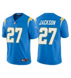 Men Los Angeles Chargers 27 J C  Jackson Blue Vapor Untouchable Limited Stitched jersey