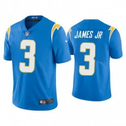 Men Los Angeles Chargers 3 Derwin James Jr  Blue Vapor Untouchable Limited Stitched jersey
