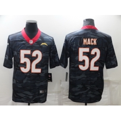 Men Los Angeles Chargers 52 Khalil Mack Camo Limited Stitched jersey
