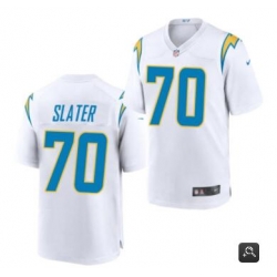 Men Los Angeles Chargers #70 Rashawn Slater White 2021 Vapor Untouchable Limited Stitched NFL Jersey