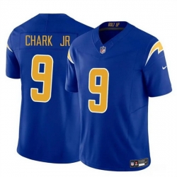 Men Los Angeles Chargers 9 DJ Chark Jr Royal 2024 F U S E Vapor Limited Stitched Football Jersey