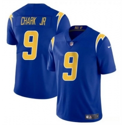 Men Los Angeles Chargers 9 DJ Chark Jr Royal 2024 Vapor Limited Stitched Football Jersey