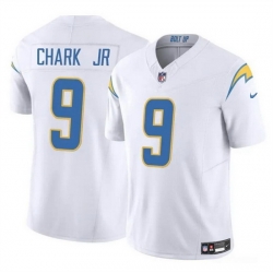 Men Los Angeles Chargers 9 DJ Chark Jr White 2024 F U S E Vapor Limited Stitched Football Jersey
