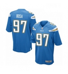 Men Los Angeles Chargers 97 Joey Bosa Game Electric Blue Alternate Football Jersey