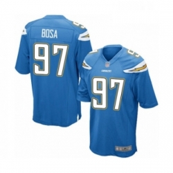 Men Los Angeles Chargers 97 Joey Bosa Game Electric Blue Alternate Football Jersey