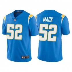 Men Los Angeles Chargers Khalil Mack #52 Powder Blue Vapor Limited Jersey