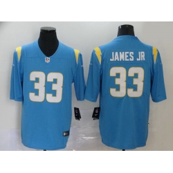 Men Nike Chargers 33 Derwin James Light Blue 2020 New Vapor Untouchable Limited NFL Jersey