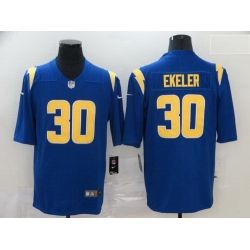 Men Nike Los Angels Chargers 30 Austin Ekeler Blue Vapor 2nd Alternate Limited Jersey
