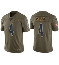 Mens Chargers melvin ingram olive 2017 salute to service jersey
