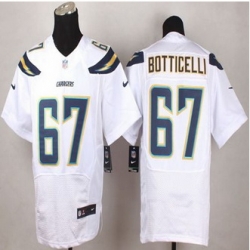 NEW San Diego Chargers #67 Cameron Botticelli White Men Stitched NFL New Elite Jersey