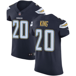 Nike Chargers #20 Desmond King Navy Blue Team Color Mens Stitched NFL Vapor Untouchable Elite Jersey