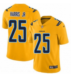 Nike Chargers 25 Chris Harris Jr Gold Men Stitched NFL Limited Inverted Legend Jersey