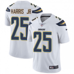 Nike Chargers 25 Chris Harris Jr White Men Stitched NFL Vapor Untouchable Limited Jersey