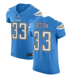 Nike Chargers #33 Tre Boston Electric Blue Alternate Mens Stitched NFL Vapor Untouchable Elite Jersey