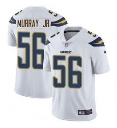 Nike Chargers 56 Kenneth Murray Jr White Men Stitched NFL Vapor Untouchable Limited Jersey