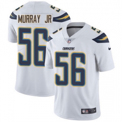 Nike Chargers 56 Kenneth Murray Jr White Men Stitched NFL Vapor Untouchable Limited Jersey