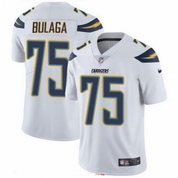 Nike Chargers 75 Bryan Bulaga White Men Stitched NFL Vapor Untouchable Limited Jersey