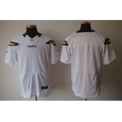 Nike San Diego Chargers Blank White Elite NFL Jersey