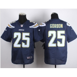 San Diego Chargers #25 Gordon dark blue elite jersey