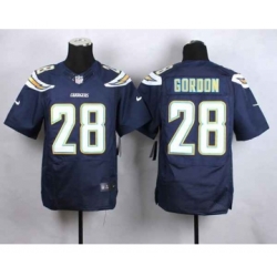 nike nfl jerseys san diego chargers 28 goroon blue[new Elite]