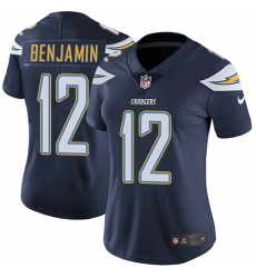 Nike Chargers #12 Travis Benjamin Navy Blue Team Color Womens Stitched NFL Vapor Untouchable Limited Jersey