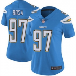 Women Los Angeles Chargers 97 Joey Bosa Blue Vapor Untouchable Limited Stitched NFL Jersey