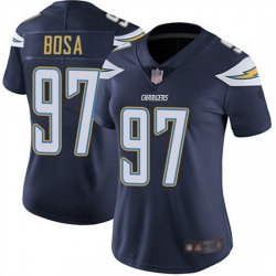 Women Los Angeles Chargers 97 Joey Bosa Navy Vapor Untouchable Limited Stitched NFL Jersey