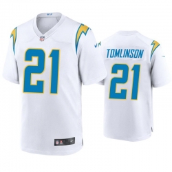 Women Los Angeles Chargers LaDainian Tomlinson White 2020 Vapor Limited Jersey