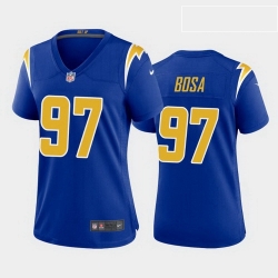 Women Nike Los Angeles 97 Chargers Joey Bosa Royal Blue Stitched NFL Jersey